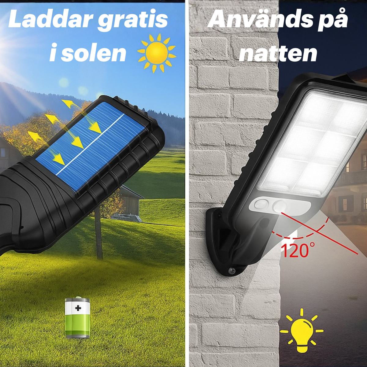 Elegant Solcells lampa